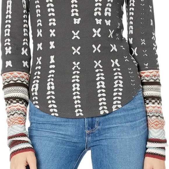 NWT Free People Wonderful Swit Thermal Top Medium - Picture 5 of 9